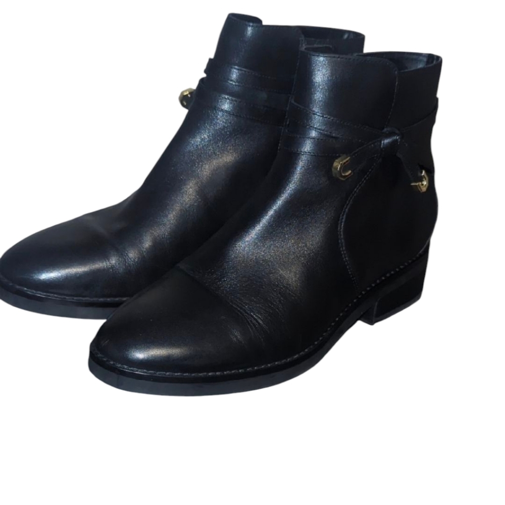 Cole Haan Black Ankle Booties